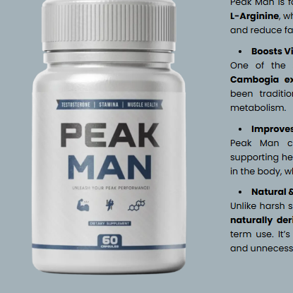 PeakMan Capsules