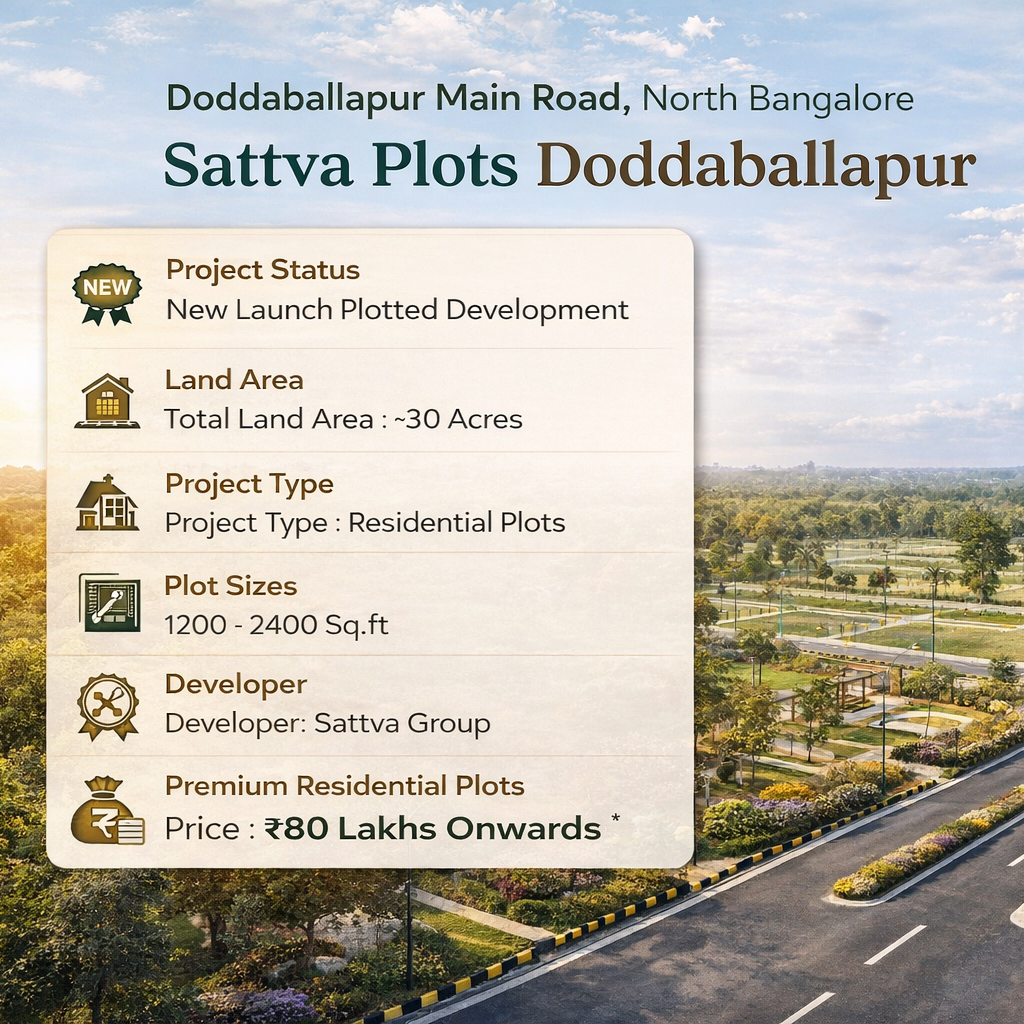 Sattva Plots  Doddaballapur
