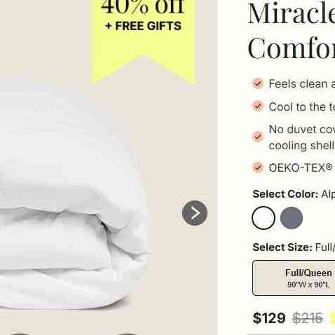 Miracle Cooling Comforter
