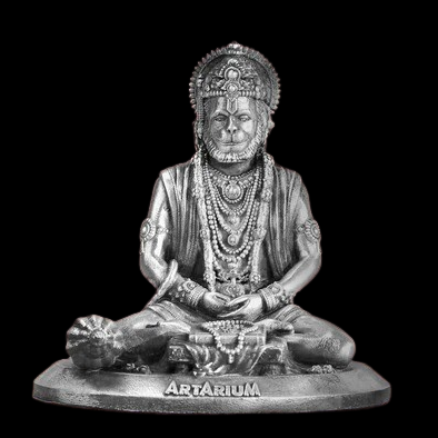 Silver Hanuman  Statue